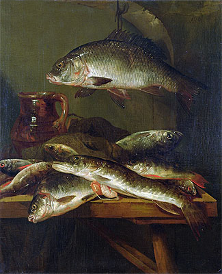 Still Life with Carp, n.d. | Abraham Beyeren