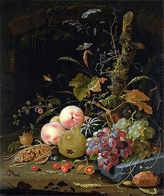 Still Life of a Forest Floor, undated | Abraham Mignon | Painting Reproduction
