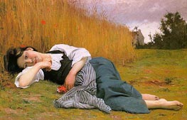 Rest in Harvest, 1865 von Bouguereau | Gemälde-Reproduktion