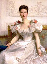 Portrait of Madame la Comtesse de Cambaceres, 1895 by Bouguereau | Painting Reproduction