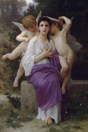 The Heart's Awakening, 1892 by Bouguereau | Painting Reproduction