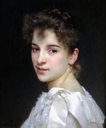 Portrait of Gabrielle Drienza, 1890 von Bouguereau | Gemälde-Reproduktion