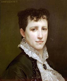 Portrait of Miss Elizabeth Gardner, 1879 von Bouguereau | Gemälde-Reproduktion