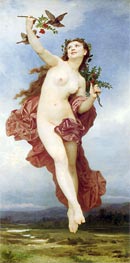Day, 1884 by Bouguereau | Painting Reproduction