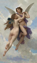 Amour and Psyche, 1899 by Bouguereau | Painting Reproduction