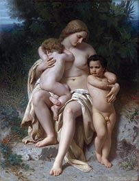 Cain and Abel, 1861 von Bouguereau | Gemälde-Reproduktion