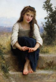 Reverie, 1899 by Bouguereau | Painting Reproduction