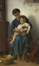 Die große Schwester, 1877 von Bouguereau | Gemälde-Reproduktion