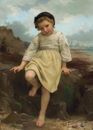 On the Rock | Bouguereau | Painting Reproduction