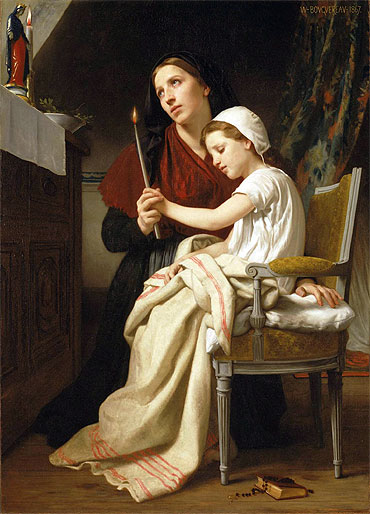 The Thank Offering, 1867 | Bouguereau | Painting Reproduction