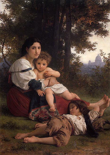 Rest, 1879 | Bouguereau | Painting Reproduction