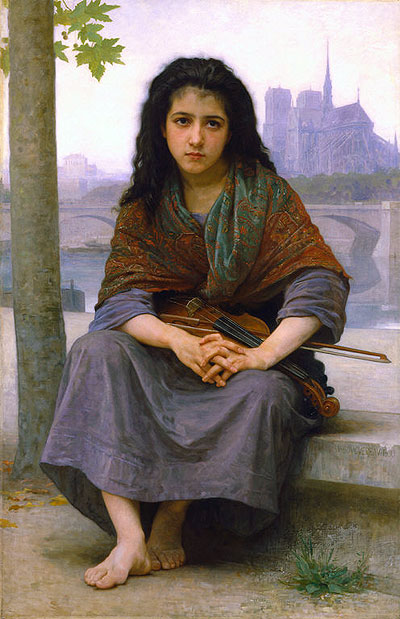 The Bohemian, 1890 | Bouguereau | Painting Reproduction
