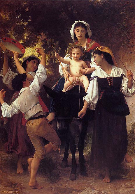 Return from the Harvest, 1878 | Bouguereau | Painting Reproduction