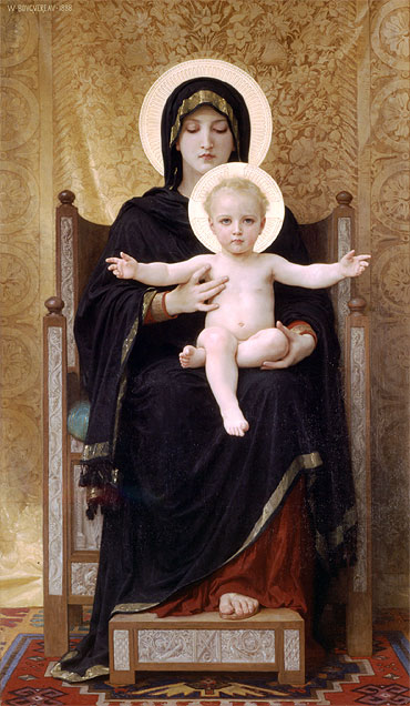 Madonna mit Kind, 1888 von Bouguereau | Gemälde-Reproduktion