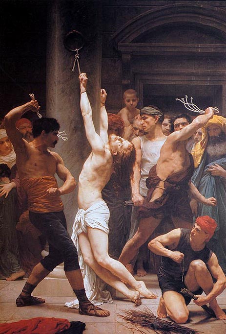 The Flagellation of Christ, 1880 | Bouguereau | Gemälde Reproduktion