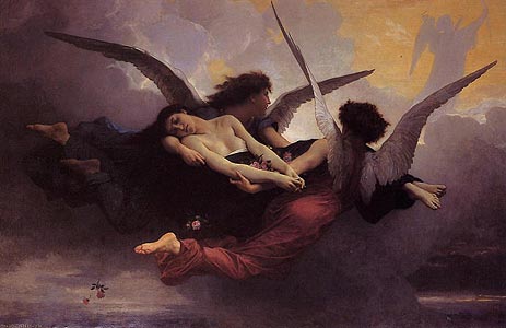 A Soul Brought to Heaven, 1878 | Bouguereau | Gemälde Reproduktion