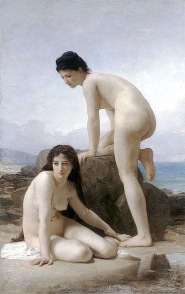 Die Badenden, 1884 von Bouguereau | Gemälde-Reproduktion