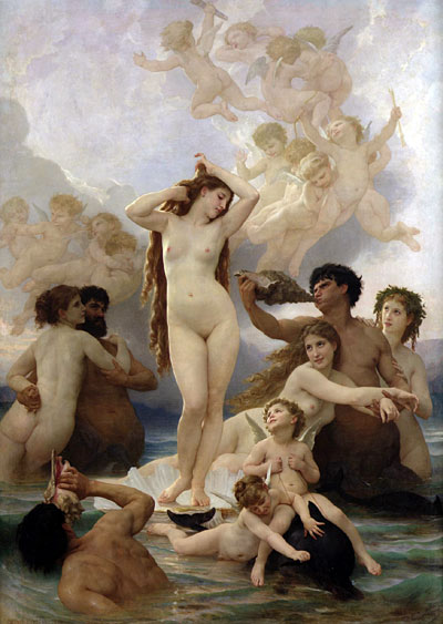 Die Geburt der Venus, 1879 von Bouguereau | Gemälde-Reproduktion