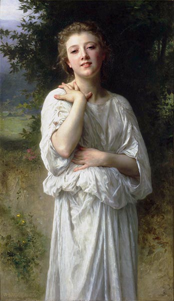 Girl, 1895 | Bouguereau | Gemälde Reproduktion