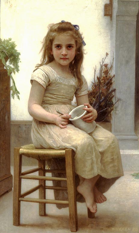 Just a Taste, 1895 | Bouguereau | Painting Reproduction
