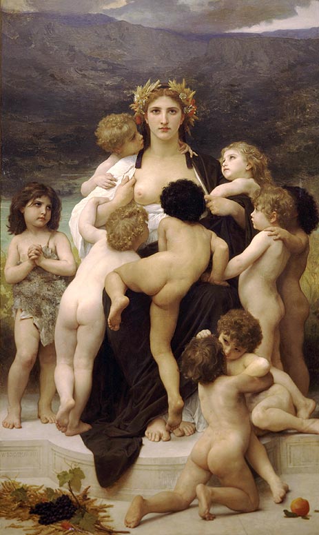 Alma Parens, 1883 von Bouguereau | Gemälde-Reproduktion