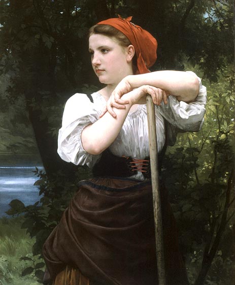 Der Heumacher, 1869 von Bouguereau | Gemälde-Reproduktion