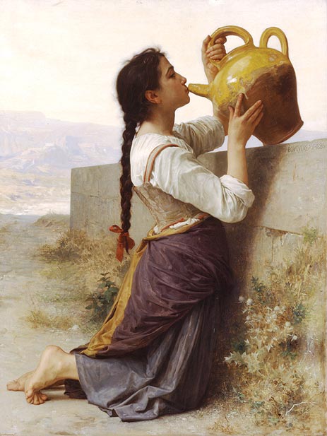 Thirst, 1886 | Bouguereau | Gemälde Reproduktion