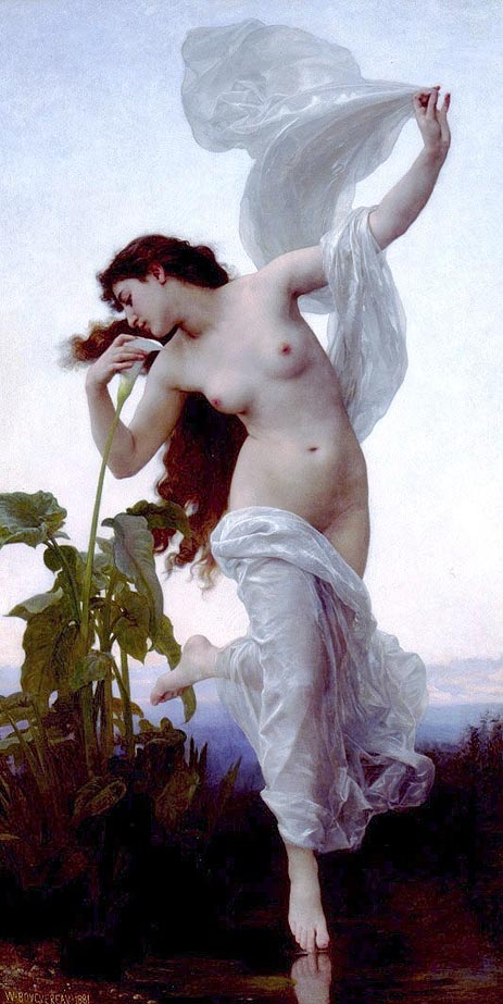 Morgenröte, 1881 von Bouguereau | Gemälde-Reproduktion