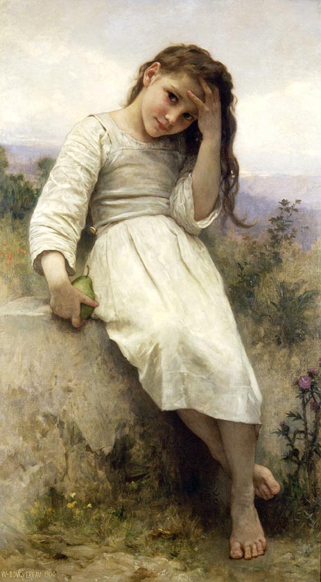 Little Thief, 1900 | Bouguereau | Gemälde Reproduktion