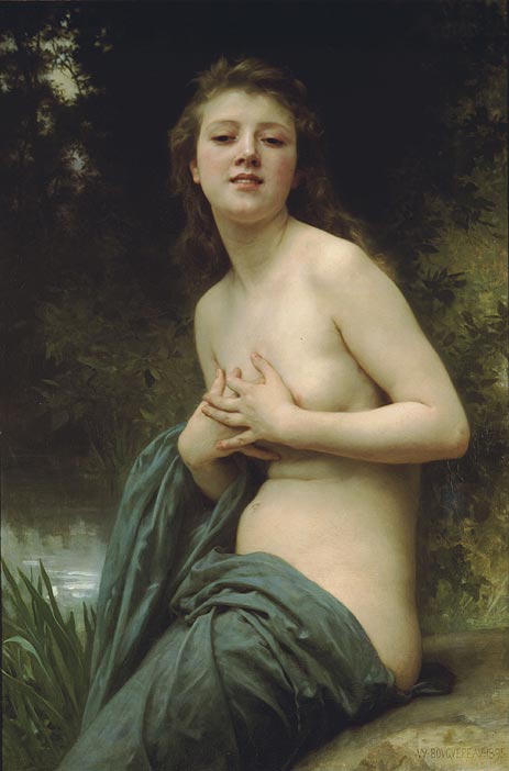 Frühlingsbrise, 1895 von Bouguereau | Gemälde-Reproduktion