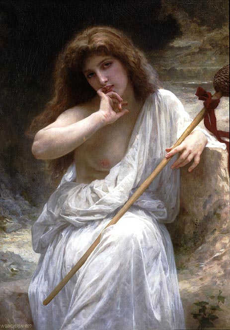 Bacchantin, 1899 von Bouguereau | Gemälde-Reproduktion