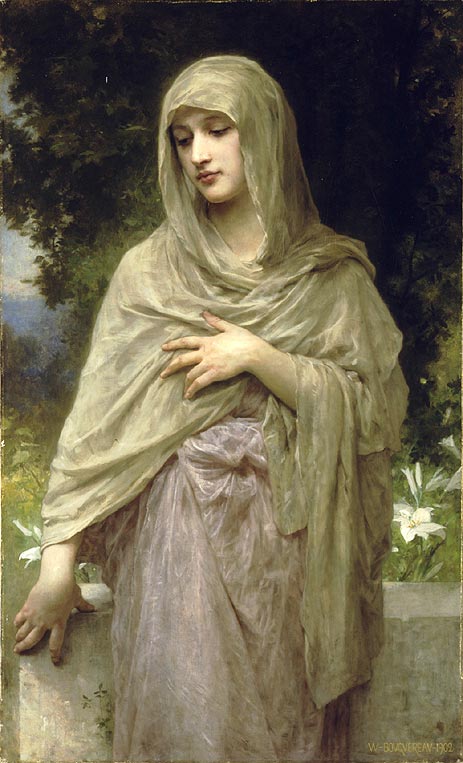 Modesty, 1902 | Bouguereau | Gemälde Reproduktion