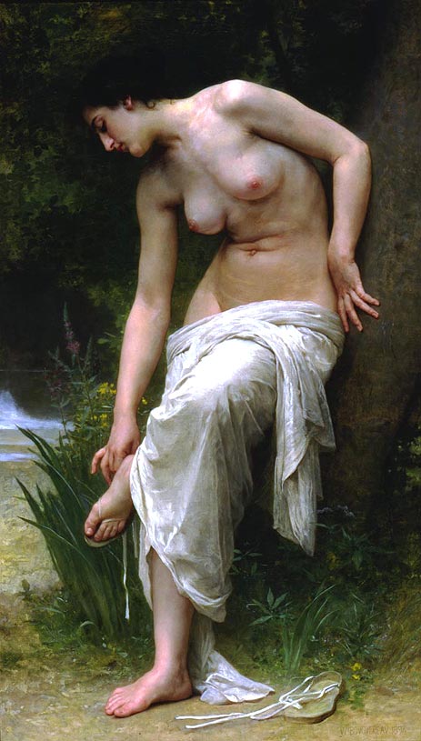 After the Bath, 1894 | Bouguereau | Gemälde Reproduktion