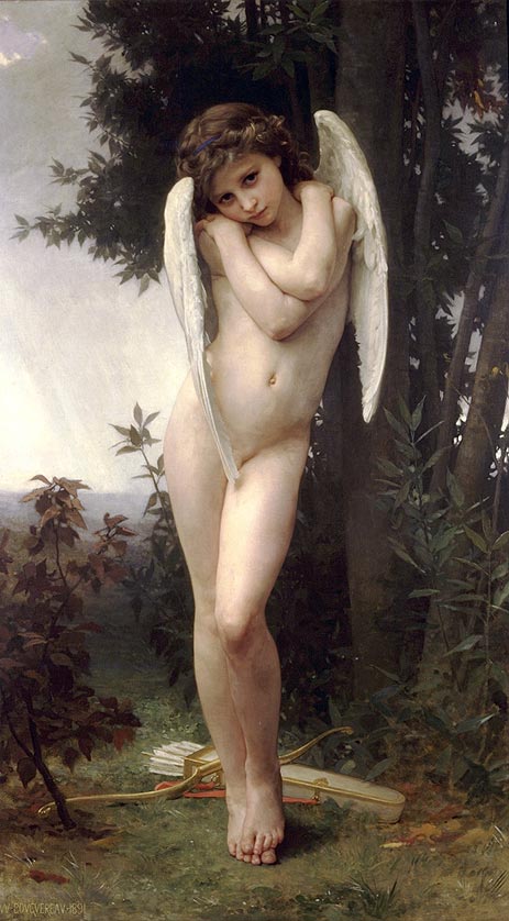 Wet Cupid, 1891 | Bouguereau | Gemälde Reproduktion
