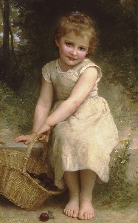 Pflaumen, 1896 von Bouguereau | Gemälde-Reproduktion