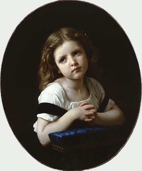 The Prayer, 1865 | Bouguereau | Painting Reproduction