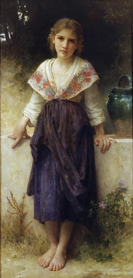Ein moment der ruhe | Bouguereau | Gemälde Reproduktion