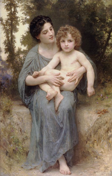 Little Brother, 1902 | Bouguereau | Painting Reproduction