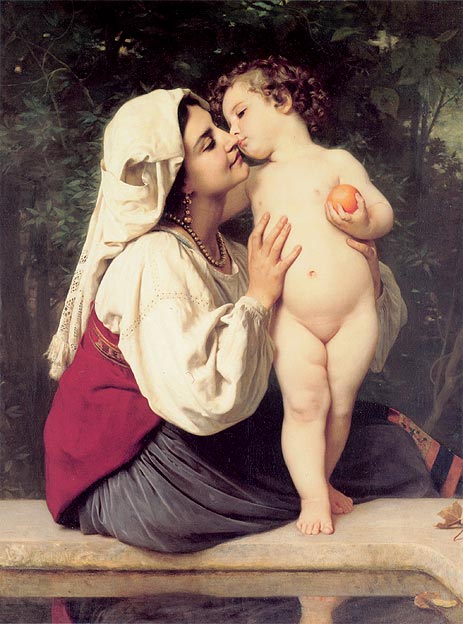 The Kiss, 1863 | Bouguereau