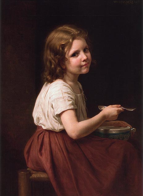 Soup, 1865 | Bouguereau | Gemälde Reproduktion