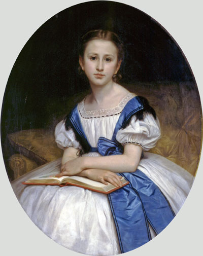 Portrait of Miss Brissac, 1863 | Bouguereau | Gemälde Reproduktion