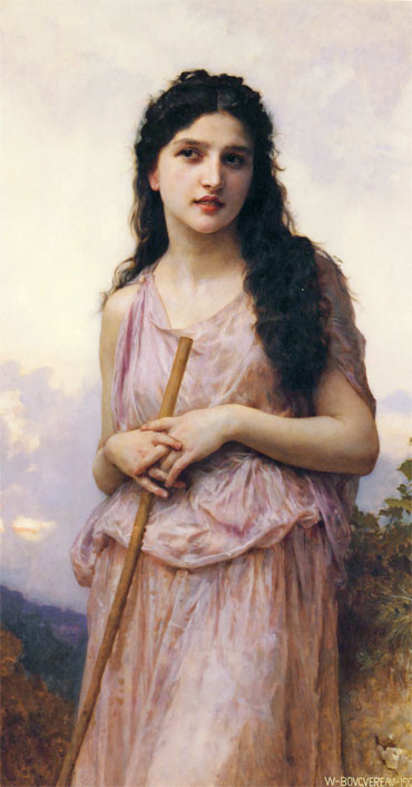 Waiting | Bouguereau | Painting Reproduction