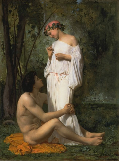 Idylle, 1851 | Bouguereau | Painting Reproduction