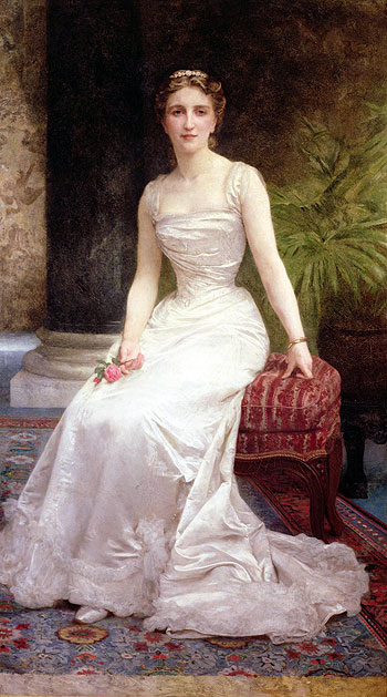 Porträt der Madame Olry-Roederer, 1900 von Bouguereau | Gemälde-Reproduktion