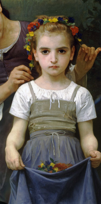 The Jewel of the Fields (Detail), 1884 | Bouguereau | Gemälde Reproduktion