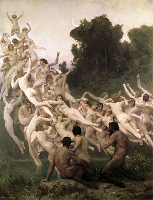 The Oreads, 1902 | Bouguereau | Gemälde Reproduktion