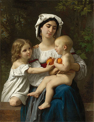 Orangen, 1865 | Bouguereau | Gemälde Reproduktion