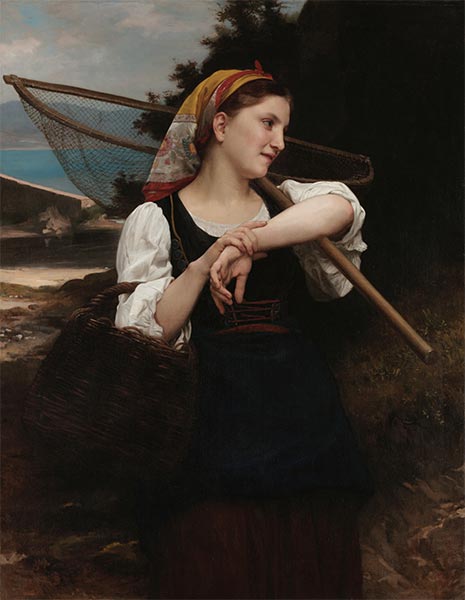 Fischertochter, 1872 | Bouguereau | Gemälde Reproduktion
