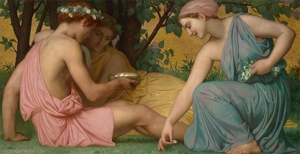Frühling, 1858 | Bouguereau
