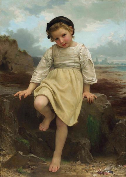 Auf dem Felsen | Bouguereau | Gemälde Reproduktion